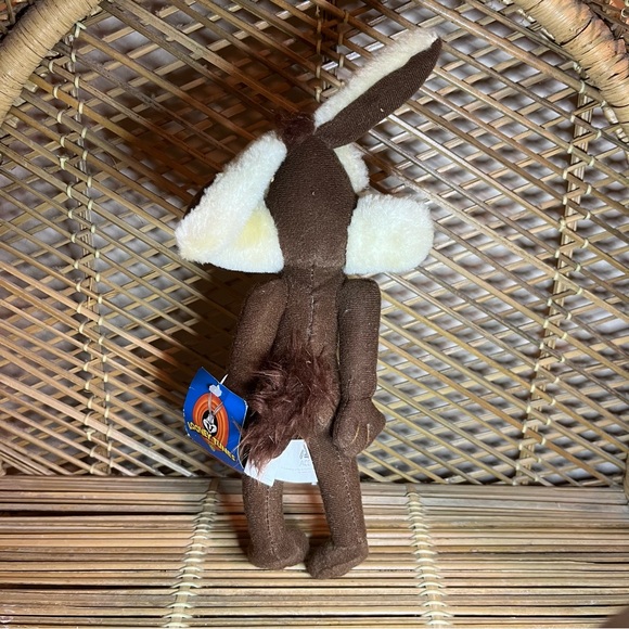 NWT Vintage 1997 ACE Looney Tunes Wiley Wile E Coyote Plush HTF 15” - Picture 4 of 6